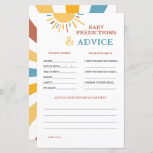 Here Comes The Son Baby Predictions and Advice