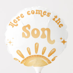 Here Comes The Son Baby Shower Balloon