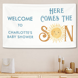 Here Comes The Son Baby Shower Banner