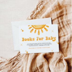 Here Comes The Son Baby Shower Books For Baby Enclosure Card