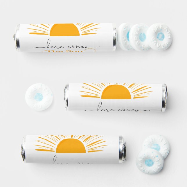 Here comes the son baby shower breath savers® mints (Assorted)