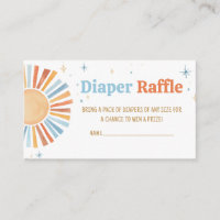 Here Comes the Son Baby Shower Diaper Raffle
