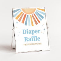 Here Comes the Son Baby Shower Diaper Raffle