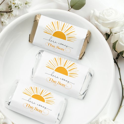 Here comes the son baby shower favors