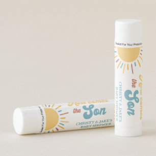 Here Comes The Son Baby Shower Favors Lip Balm