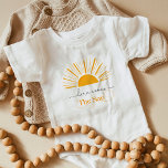 Here comes the son baby shower gift baby bodysuit<br><div class="desc">Here comes the son baby shower gift Baby Bodysuit
Matching Baby shower items available.</div>