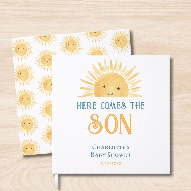 Here Comes The Son Baby Shower Guest Book (Creator Uploaded)