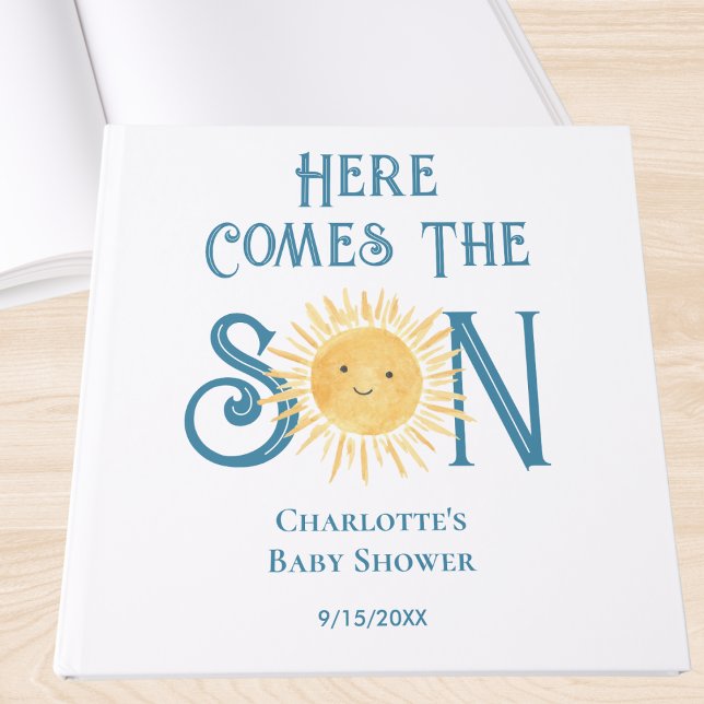 Here Comes The Son Baby Shower Guest Book (Creator Uploaded)