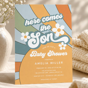 Here Comes the Son Baby Shower Invitation