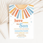 Here Comes the Son Baby Shower  Invitation<br><div class="desc">Welcome your little one with our heartwarming Sunshine Baby Shower Invitation Printable. Personalize to share the joy with your loved ones!

BS642</div>