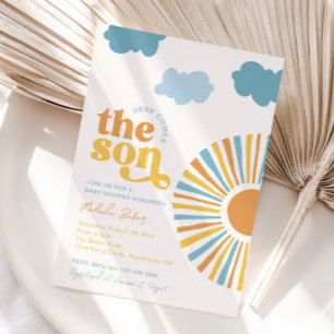 Here Comes The Son Baby Shower Invitation