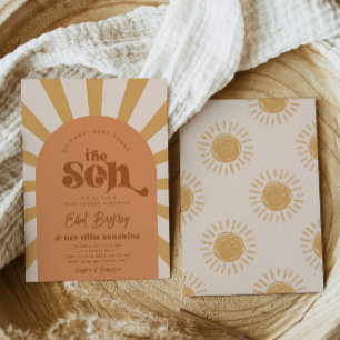 Here Comes The Son Baby Shower Invitation