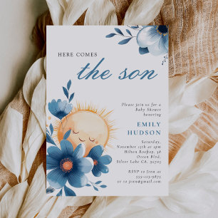 Here Comes the Son Baby Shower Invitation