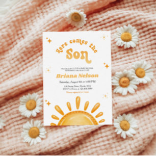 Here Comes The Son Baby Shower Invitation