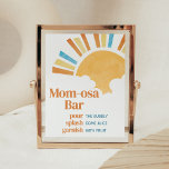 Here Comes the Son Baby Shower Mom Osa Bar Poster<br><div class="desc">Make your event special with this Sunshine Baby Shower with our cute and lovely printable Mom Osa Bar Sign featuring adorable Retro Baby Shower theme. Download,  personalize,  and create lasting memories with this perfect touch for your joyous celebration!
 
BS1046</div>