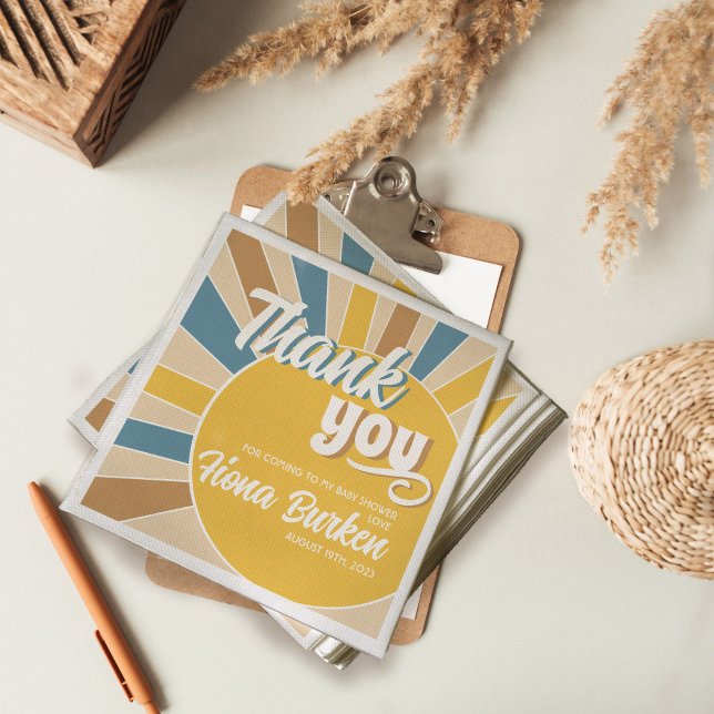 Here comes the Son Baby Shower Napkins (Creator Uploaded)