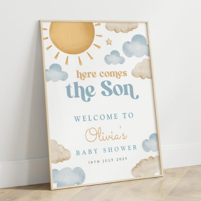 Here Comes The Son Baby Shower Poster (Creator Uploaded)