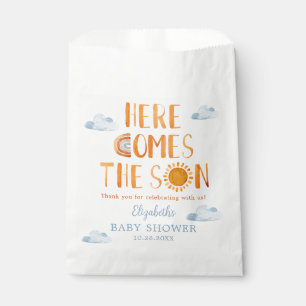 Here Comes The Son Baby Shower Thank You Favor Bag