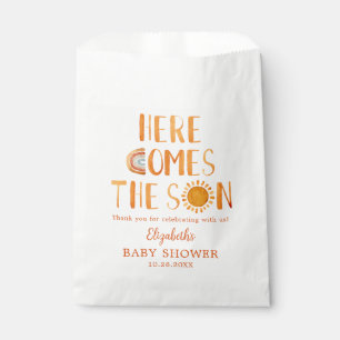 Here Comes The Son Baby Shower Thank You Favor Bag