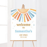 Here Comes the Son Baby Shower Welcome Poster<br><div class="desc">Make your event special with this Sunshine Baby Shower with our cute and lovely printable Welcome Sign featuring adorable Here Comes the Sun Baby Shower theme. Download,  personalize,  and create lasting memories with this perfect touch for your joyous celebration!

BS642</div>