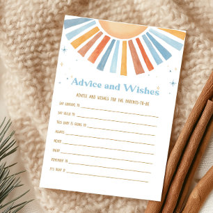 Here Comes the Son BabyShower Advice & Wishes Game