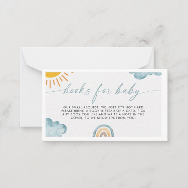 Here Comes The Son Books for Baby Note Card (Front)