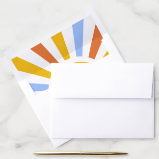 Here Comes The Son Boy Baby Shower Envelope Liner