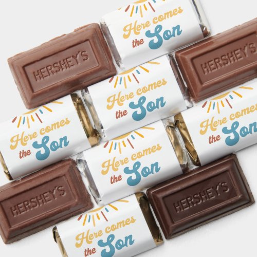 Here Comes The Son Boy Baby Shower  Hersheys Miniatures