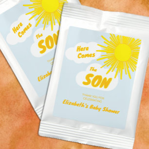 Here Comes The Son Boy Baby Shower Lemonade Drink Mix