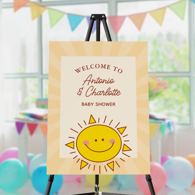 Here Comes The Son Boy Baby Shower Welcome Foam Board (Creator Uploaded)