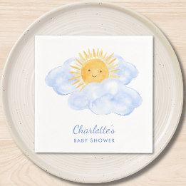 Here Comes The Son Boy's Baby Shower Napkins