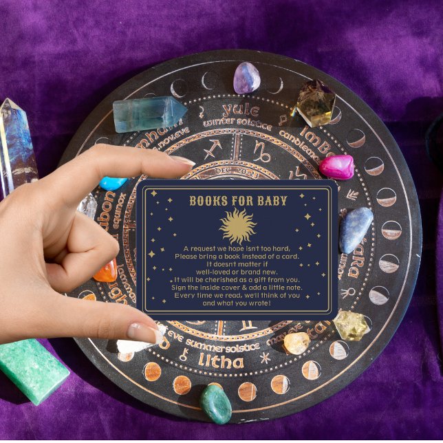 Here Comes The Son | Celestial Shower Book Request Enclosure Card (Creator Uploaded)