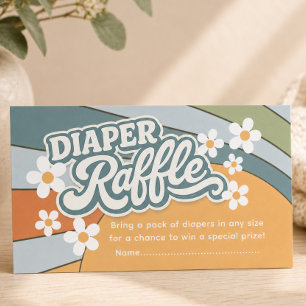 Here Comes the Son Diaper Raffle Card