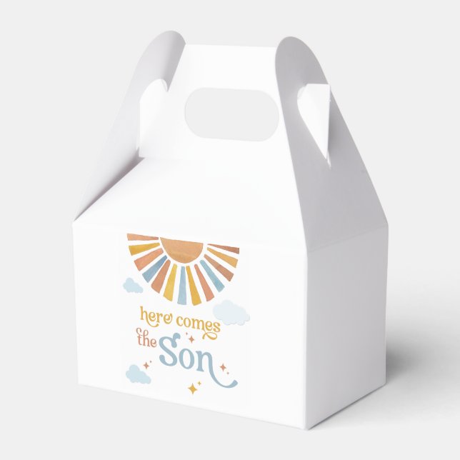 Here Comes the Son - Favor Box (Front Side)