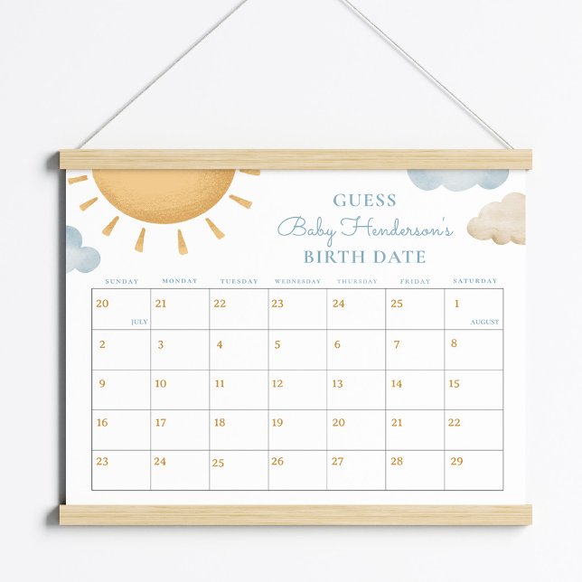 Here Comes the Son Guess the Date Poster (Creator Uploaded)