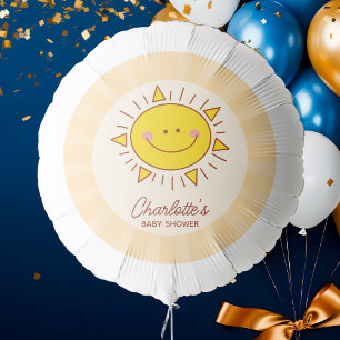 Here Comes The Son Little Sunshine Boy Baby Shower Balloon