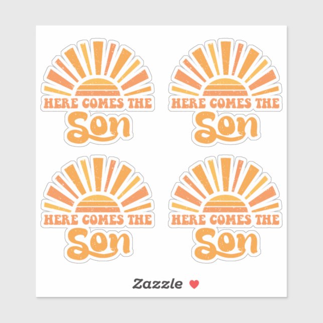Here Comes The Son Of God I (Jesus) Sticker (Sheet)