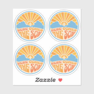 Here Comes The Son Of God (Jesus) Sticker