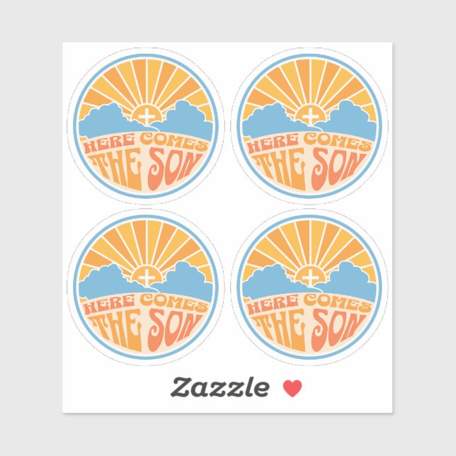 Here Comes The Son Of God (Jesus) Sticker (Sheet)