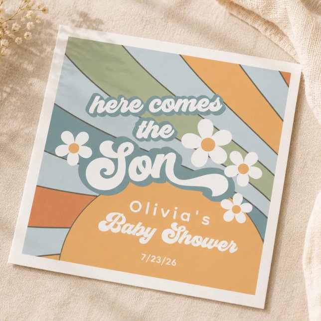 Here Comes the Son Paper Napkin (Creator Uploaded)