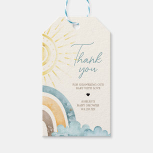 Here Comes The Son Retro Favor Tags