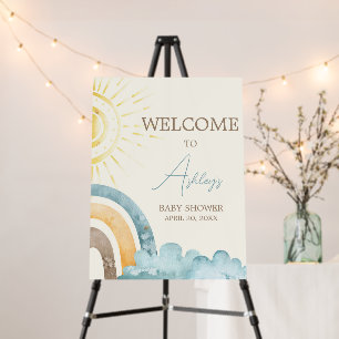 Here Comes The Son Retro Welcome Sign