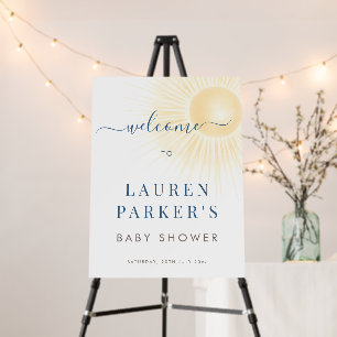 Here Comes The Son Sun Baby Shower Welcome Foam Board
