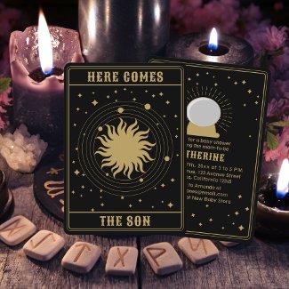 Here Comes The Son | Sun Tarot Baby Shower