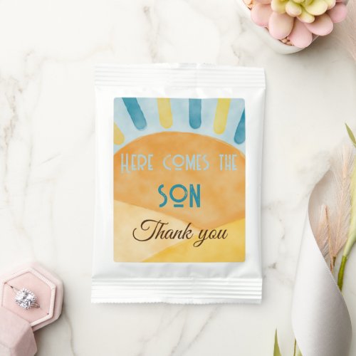 Here Comes the Son Sunshine Blue Ray Baby Shower Margarita Drink Mix