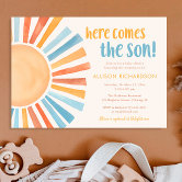 Here Comes the Son Baby Shower Invitation