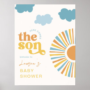 Here Comes the Son Welcome Sign