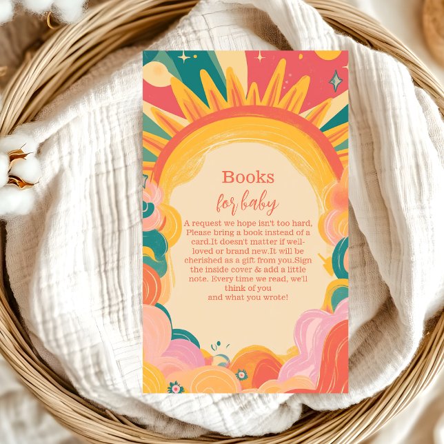 Here Comes the Son Yellow Sunshine  Books for Baby Enclosure Card (Creator Uploaded)