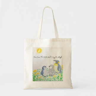 Here comes the sun and i say it's alright tote bag
