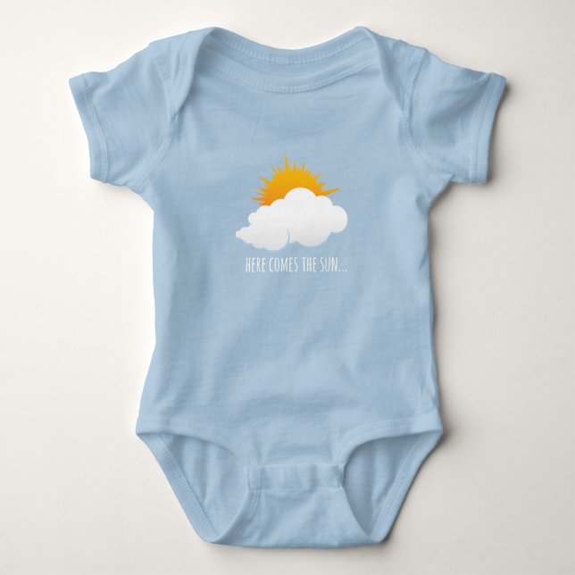 Here Comes The Sun Baby Bodysuit (Front)